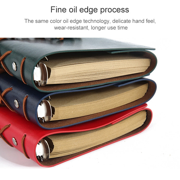 P697 創意海盜錨文具記事本辦公用品學校可愛復古螺旋筆記本日記本