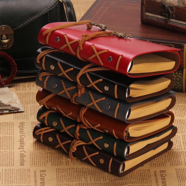 P697 創意海盜錨文具記事本辦公用品學校可愛復古螺旋筆記本日記本