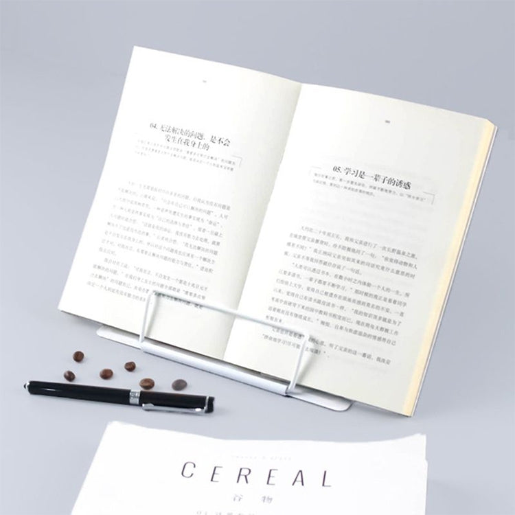 便攜式金屬可調節閱讀書架書夾iPad文件書立支架