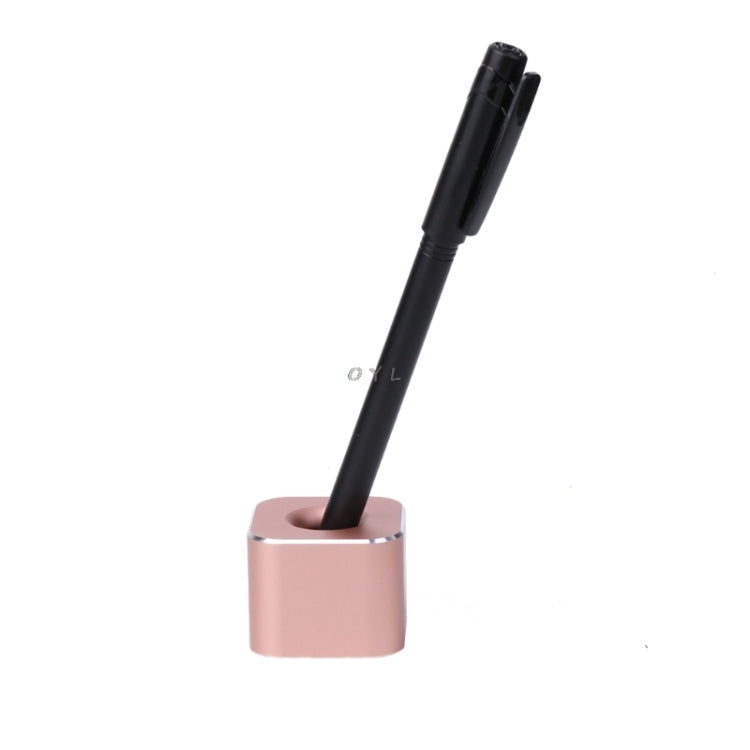 創意金屬鉛筆筆筒單槽筆收納盒辦公筆座