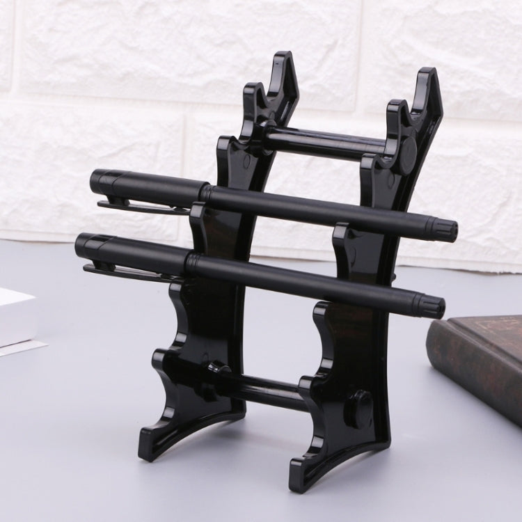 筆架 化妝刷眼影筆鉛筆展示收納支架6格架桌面管理器文具