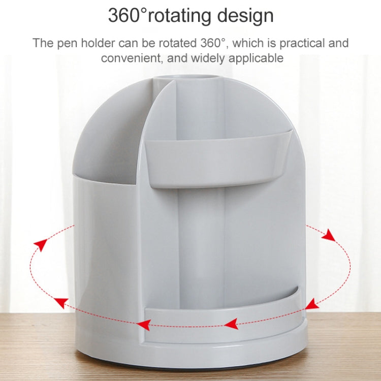 2件一賣 多功能旋轉塑料禮品筆筒 辦公收納盒