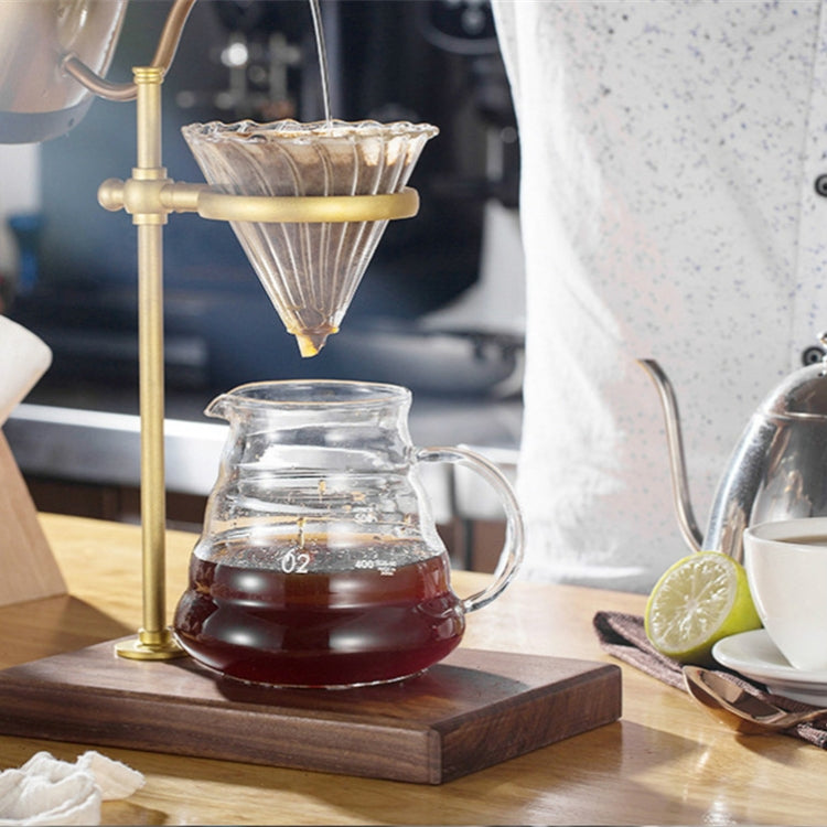 木底座手沖咖啡過濾器支架 可調節高度濾杯架