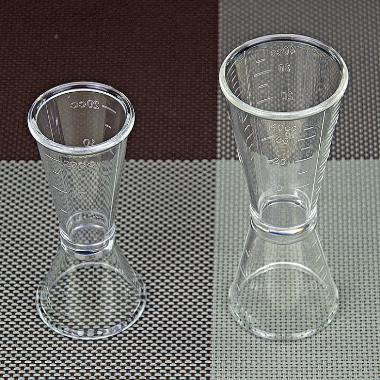 2個一賣 PC雙頭帶刻度奶茶專用小量杯器具Oz測量工具