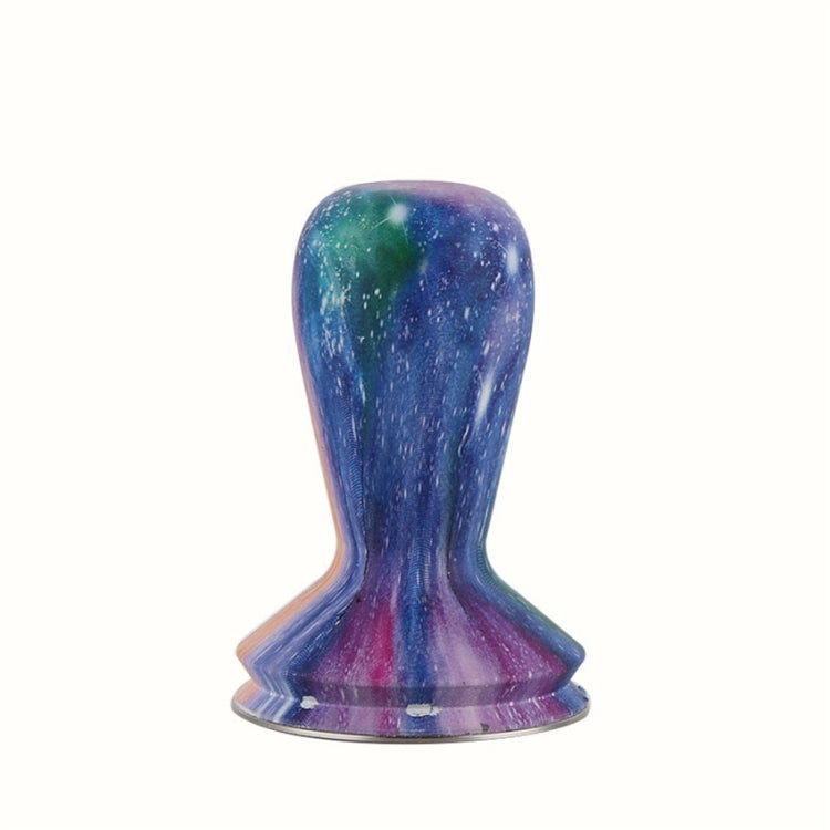 58毫米彩色硅膠磨砂手柄 咖啡錘304不銹鋼咖啡壓粉器配件