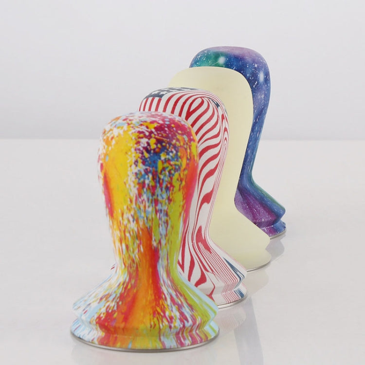 58毫米彩色硅膠磨砂手柄 咖啡錘304不銹鋼咖啡壓粉器配件