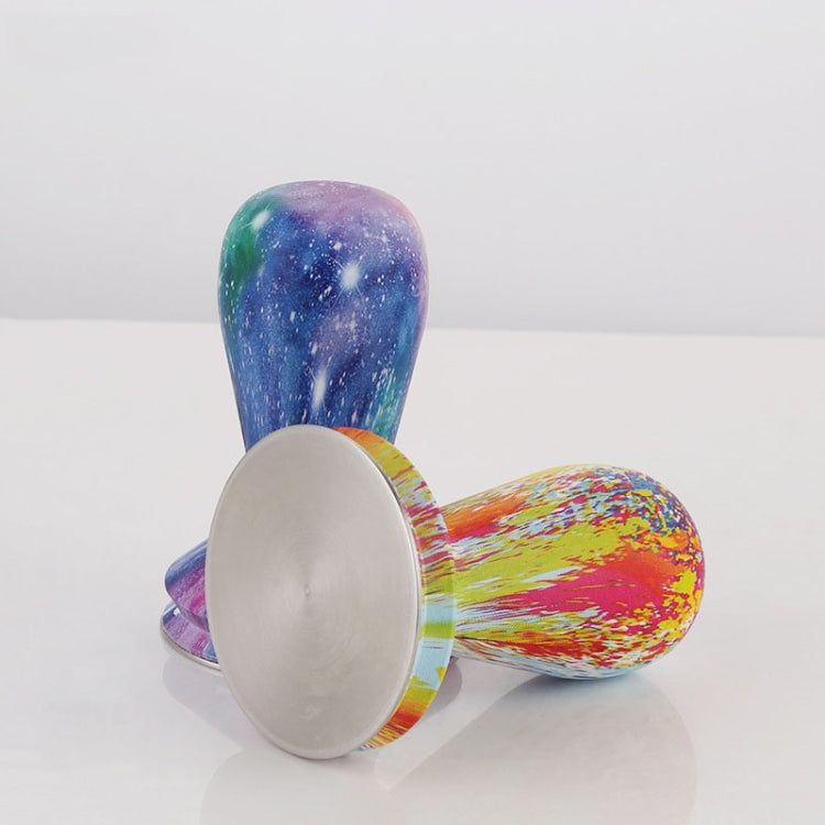 58毫米彩色硅膠磨砂手柄 咖啡錘304不銹鋼咖啡壓粉器配件