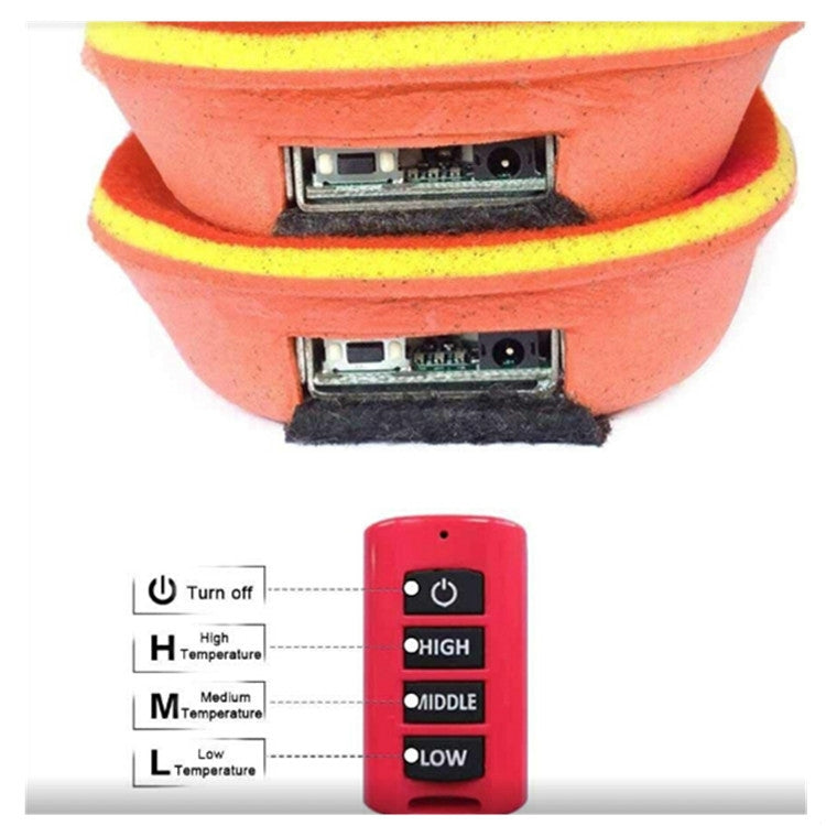 智能溫控電熱鞋墊暖腳石墨烯加熱鞋墊暖腳神器暖腳寶