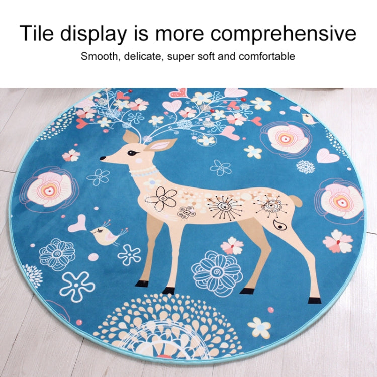 圓形吸水地毯地墊卡通門墊