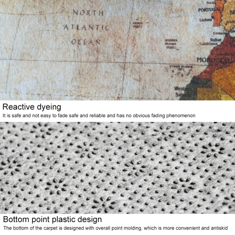 復古大墊法蘭絨嬰兒爬行地毯