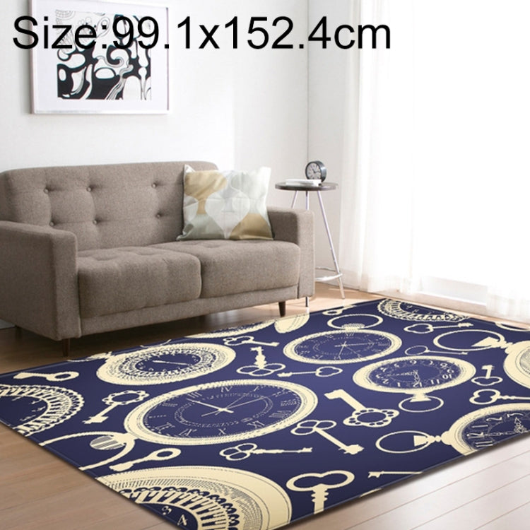 復古大墊法蘭絨嬰兒爬行地毯