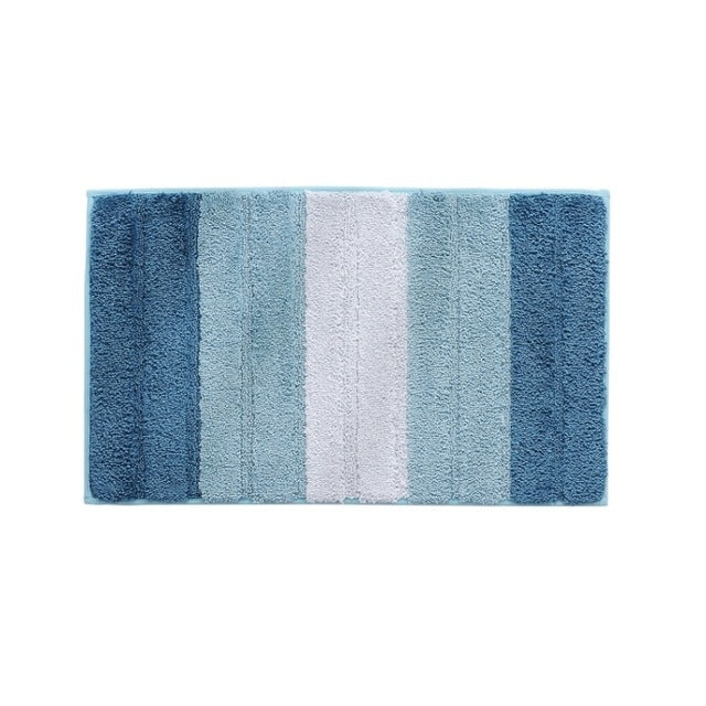 條紋卧地墊室內防滑超細纖維地毯