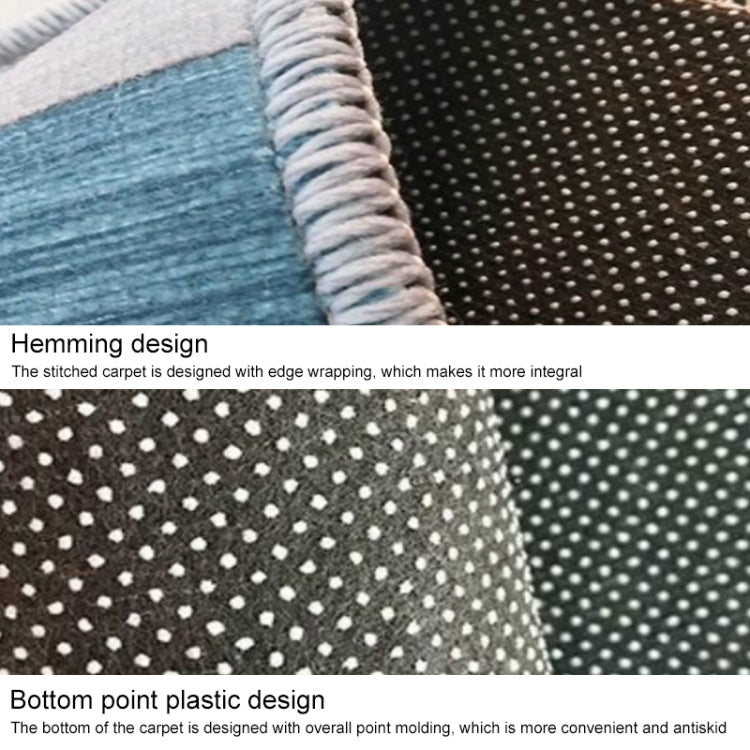 簡約現代抽象格子客廳卧室地毯