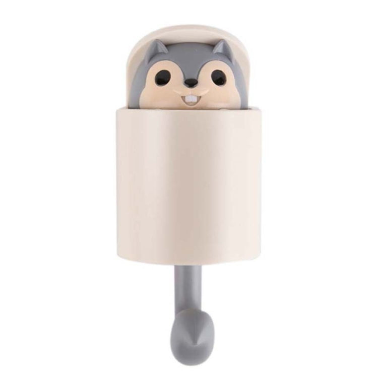 松鼠創意掛鈎強力粘膠掛壁