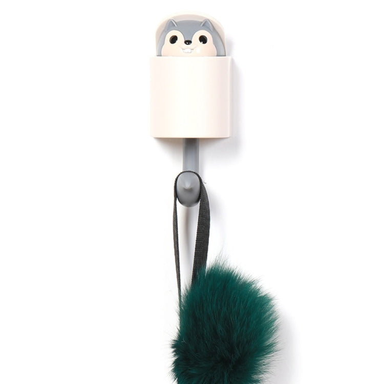 松鼠創意掛鈎強力粘膠掛壁