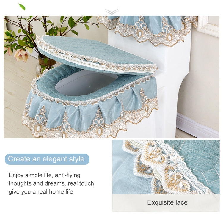 三件套 通用防塵罩布藝拉鏈馬桶墊坐墊