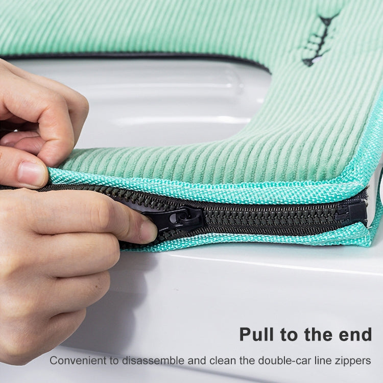 可拆洗浴室馬桶蓋坐墊保暖軟墊馬桶蓋墊家用產品