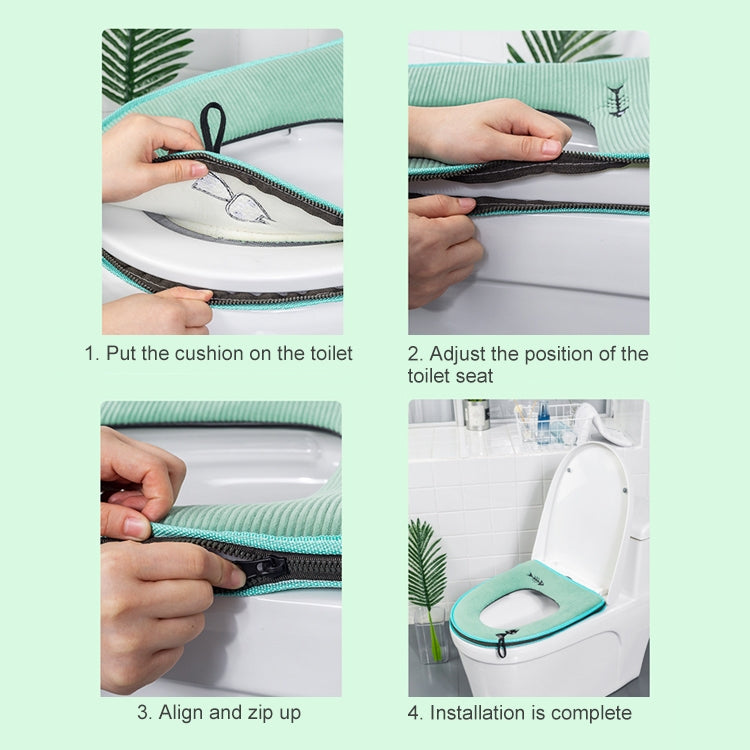 可拆洗浴室馬桶蓋坐墊保暖軟墊馬桶蓋墊家用產品