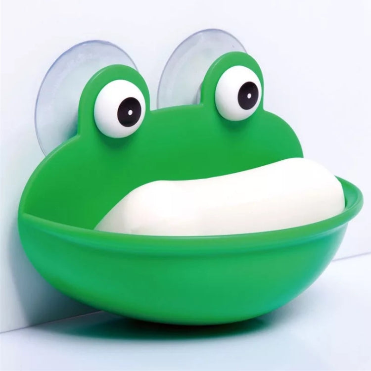 浴室可愛卡通強力吸盤瀝水肥皂盒