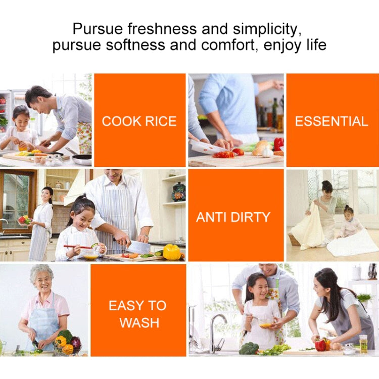 糖果色圓點無袖廚房工作圍裙