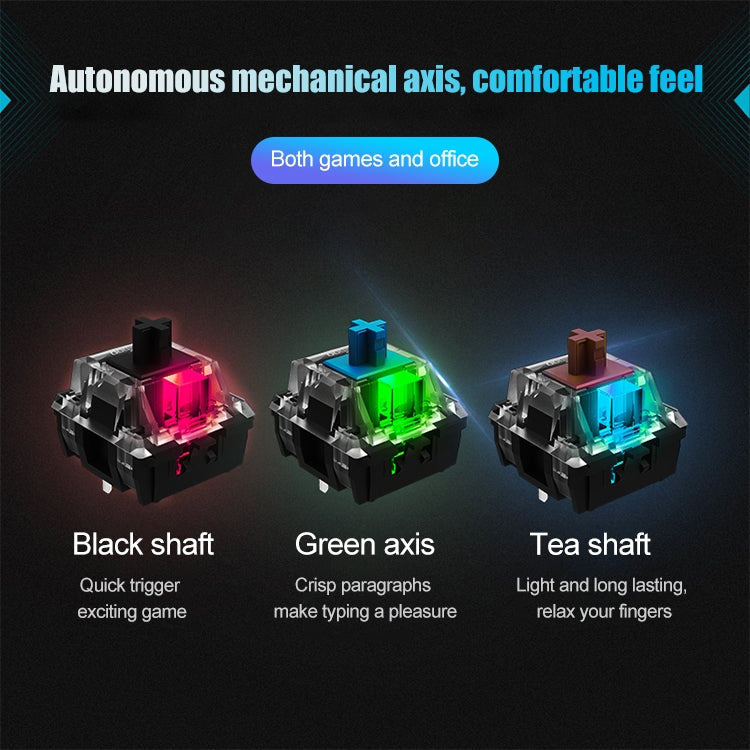 雷柏V500 87鍵 合金版 台式筆記本電腦遊戲電競辦公家用打字金屬有線机械鍵盤 不帶背光