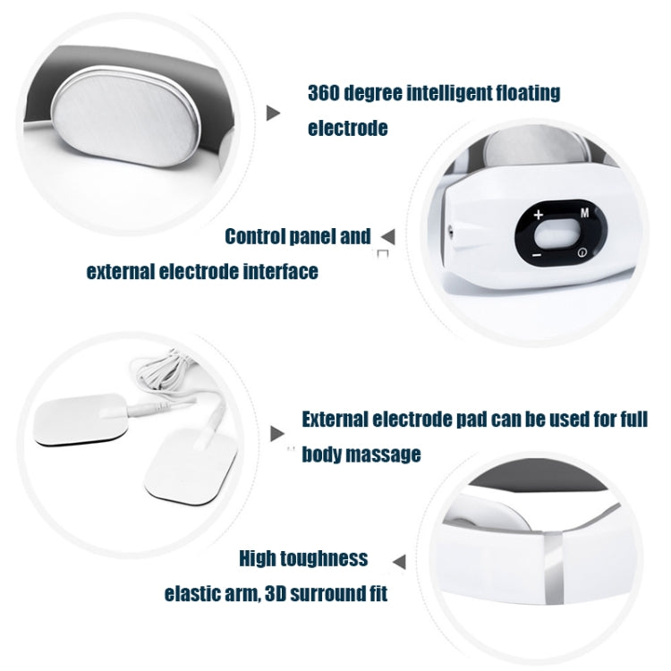 頸椎按摩器充電智能脈衝理療儀電磁振動護頸儀