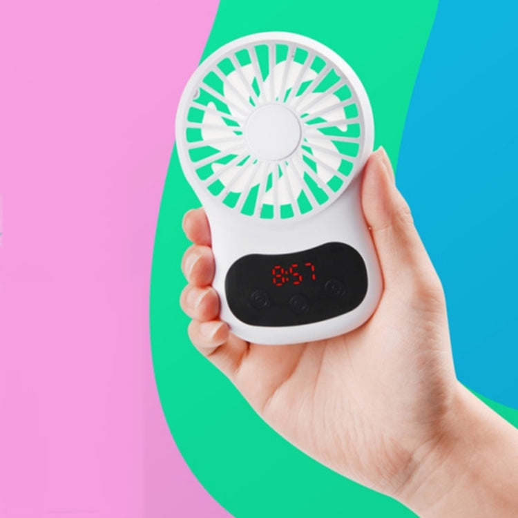 多功能時鐘小風扇創意桌面迷你USB風扇