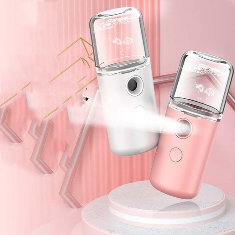 馬卡龍色 臉部補水儀加濕器USB充電美容噴霧儀酒精消毒器