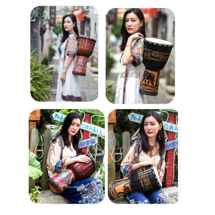 非洲鼓兒童幼兒園打擊樂器羊皮手鼓，隨機發貨