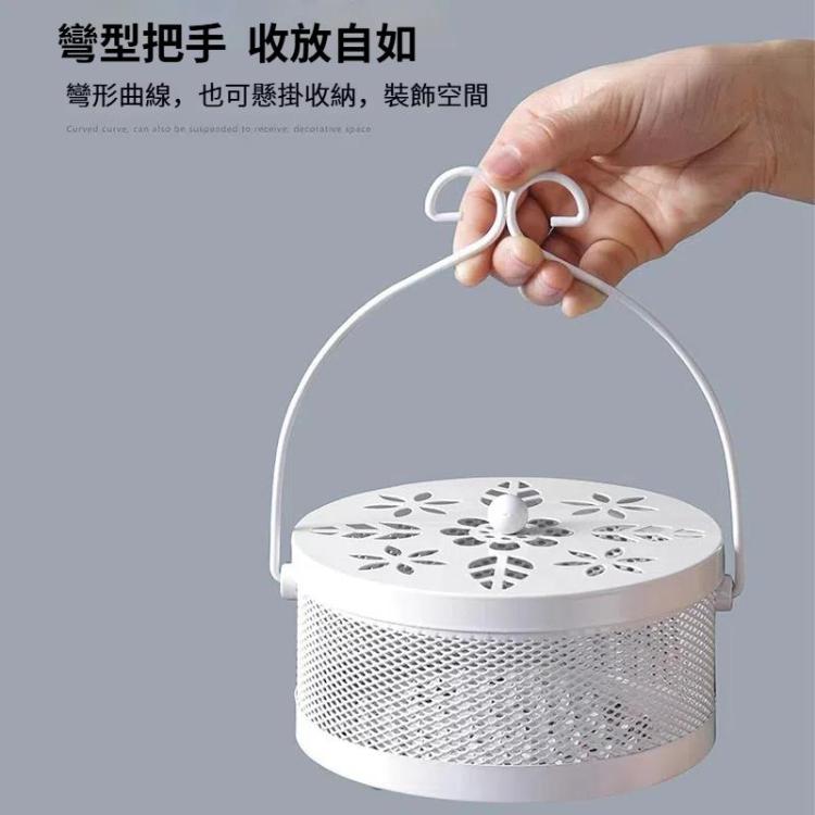 戶外便攜式多功能鏤空防火帶蓋蚊香盒