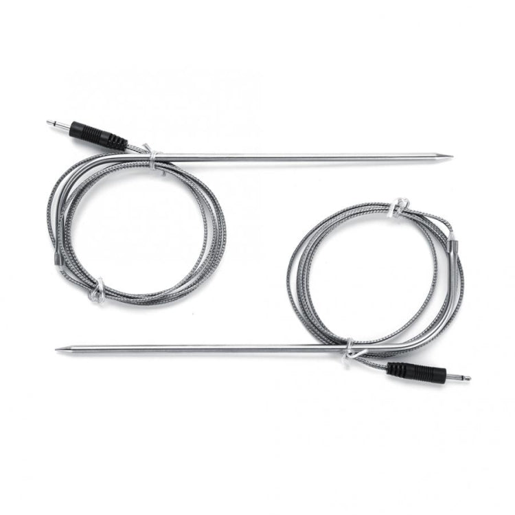 LCD数字食品溫度計 帶雙探頭傳感器定時器