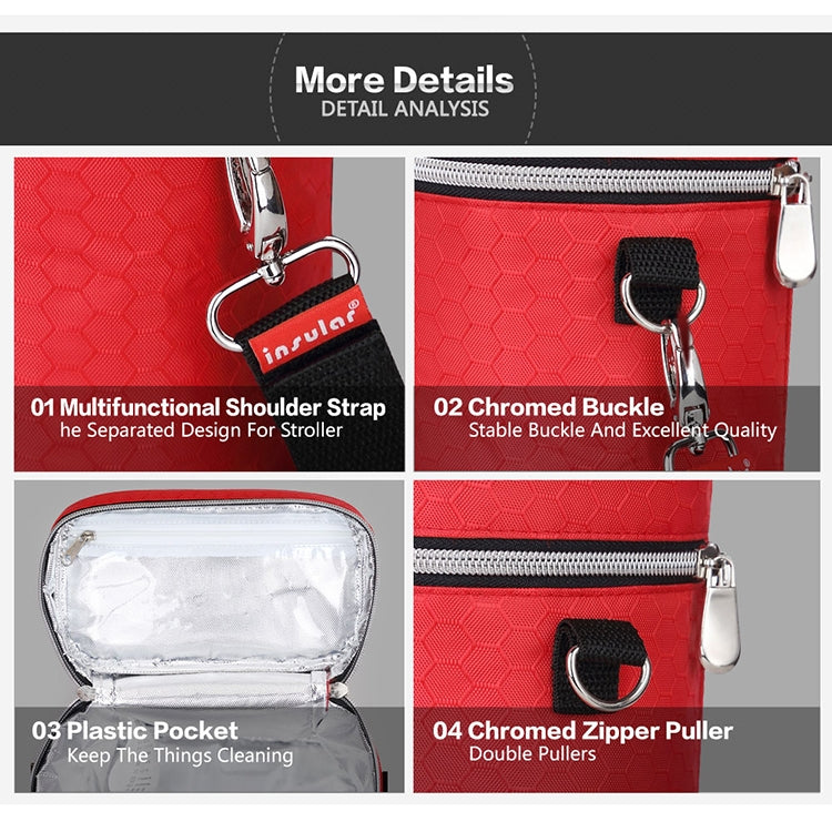 奶瓶保溫袋嬰兒尿布推車保溫袋更換袋