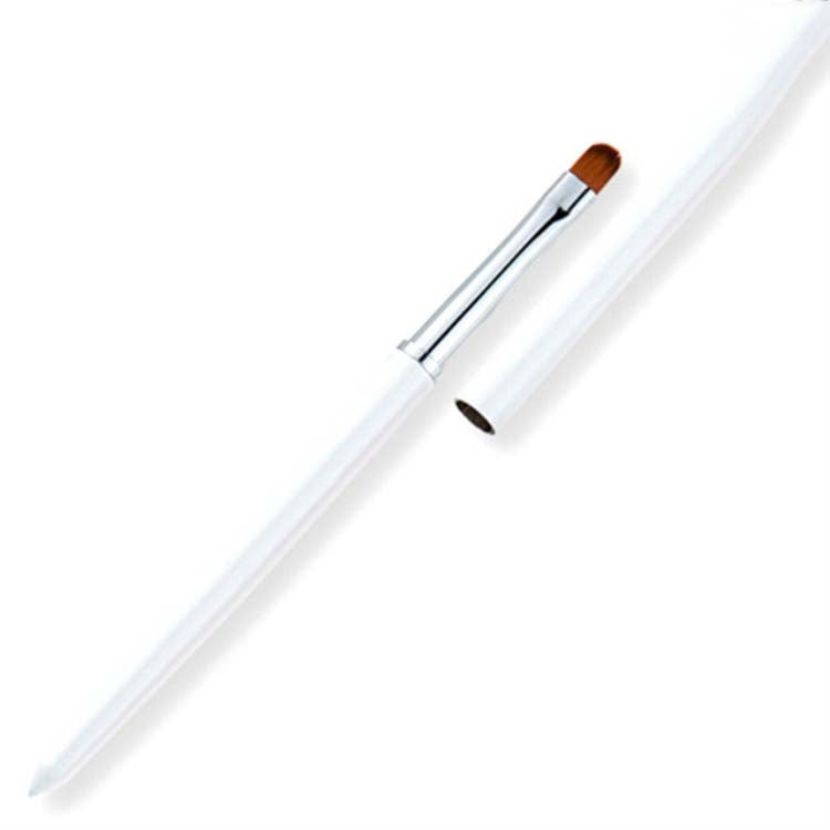 美甲筆刷彩繪畫花雕花筆拉線筆光療凝膠筆平頭排筆指甲筆