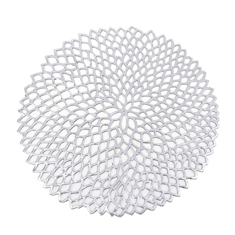 桌碗墊家居裝飾餐墊餐桌PVC塑料空心絕緣圓形巴洛克式地中海杯墊