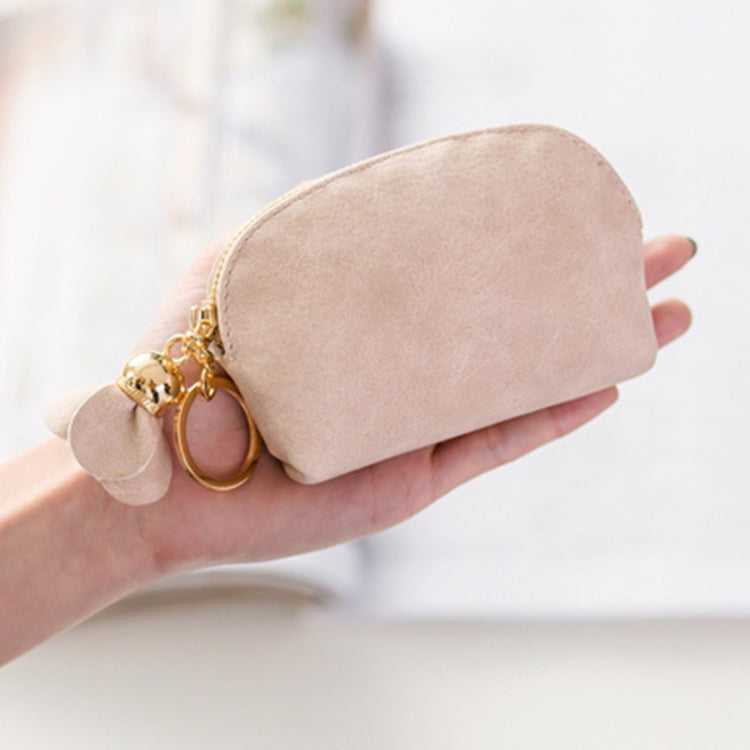 創意迷你可愛零錢包帶花朵流蘇吊墜