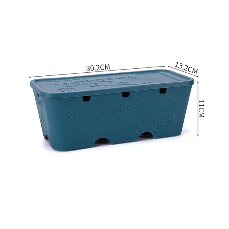 桌面插排電源數據線整理集線收納盒