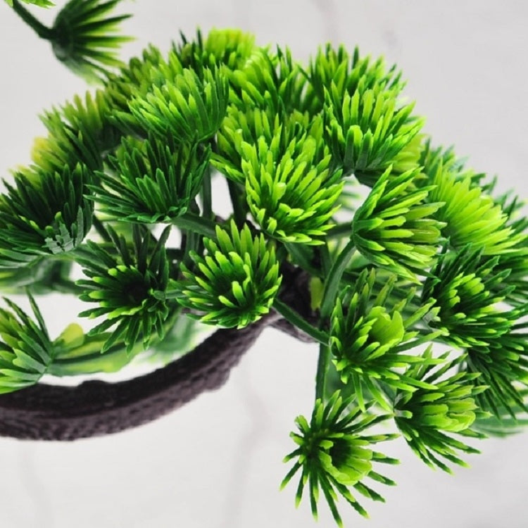 仿真迎客松盆栽家居裝飾品桌面擺件