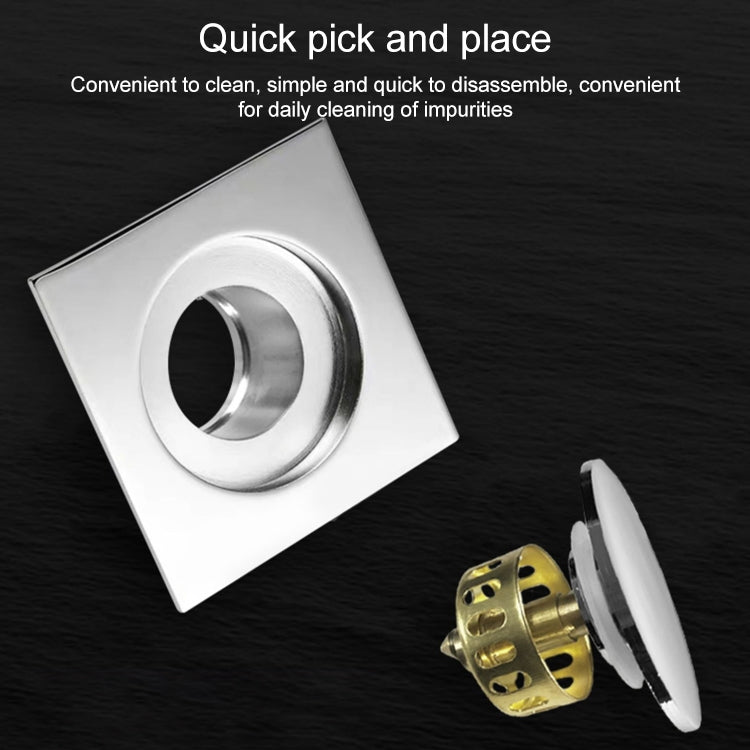 腳踩式彈跳地漏自重力防臭彈跳地漏