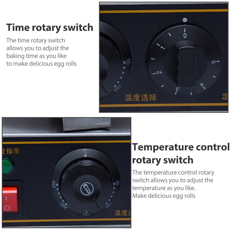 不銹鋼單頭蛋卷機冰淇淋脆皮甜筒皮蛋筒機