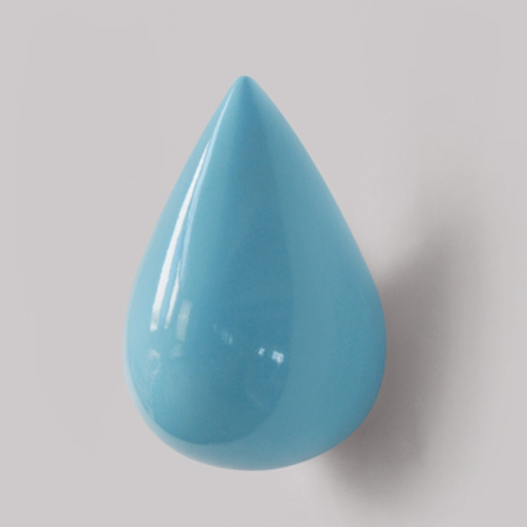 創意水滴掛鈎家居裝飾樹脂壁飾3D掛鈎單鈎壁掛衣架