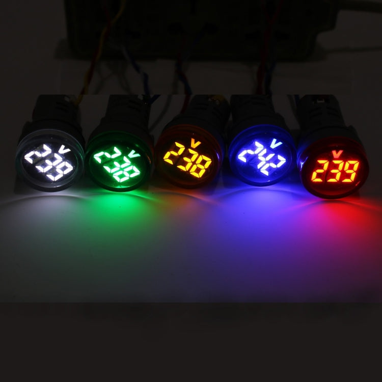 開孔22毫米, AD16-22DSV迷你60-500V通用指示燈數顯交流電壓表