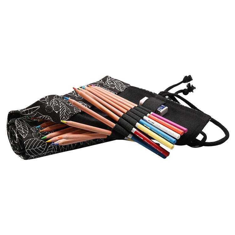 可愛恭弘=叶 恭弘子便攜式帆布學校鉛筆盒筆袋文具袋