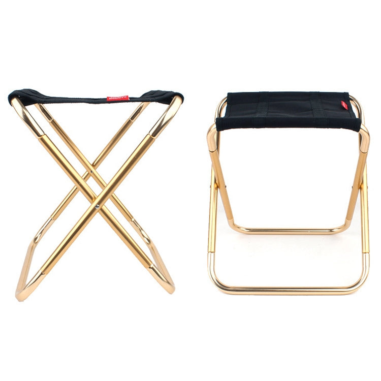 CLS 大號7075鋁合金戶外摺疊凳子 便攜燒烤釣魚摺疊椅子，尺寸：30x25x31cm