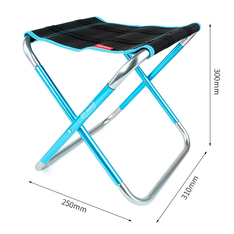 CLS 大號7075鋁合金戶外摺疊凳子 便攜燒烤釣魚摺疊椅子，尺寸：30x25x31cm