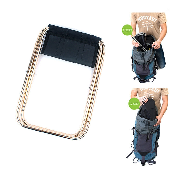 CLS 7075鋁合金釣魚椅 便攜野營火車凳，尺寸：24.8x22.5x27cm