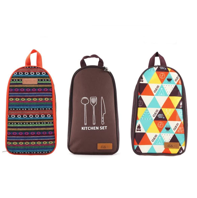 CLS 7合一 戶外201不銹鋼炊具套裝 野炊廚具便攜手提包野餐包