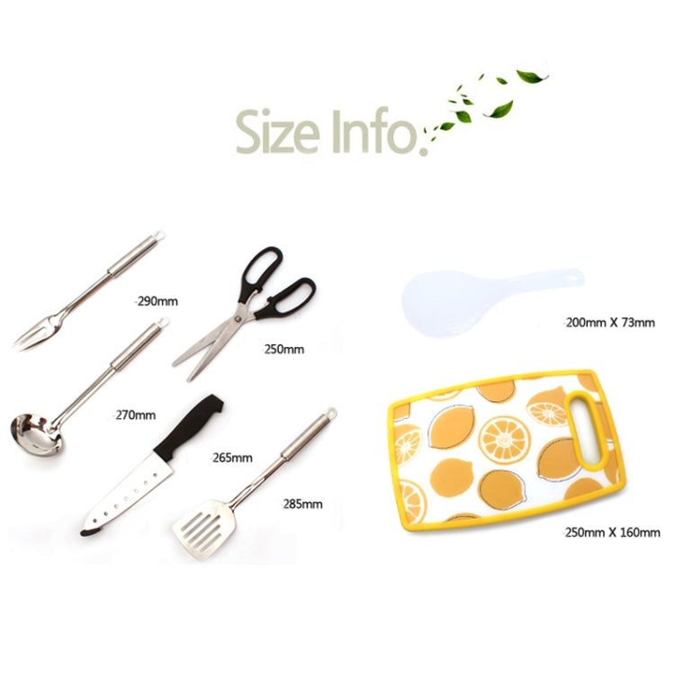 CLS 7合一 戶外201不銹鋼炊具套裝 野炊廚具便攜手提包野餐包