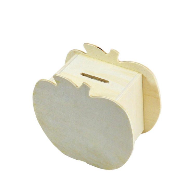 可愛創意兒童DIY木質蘋果手繪存錢罐