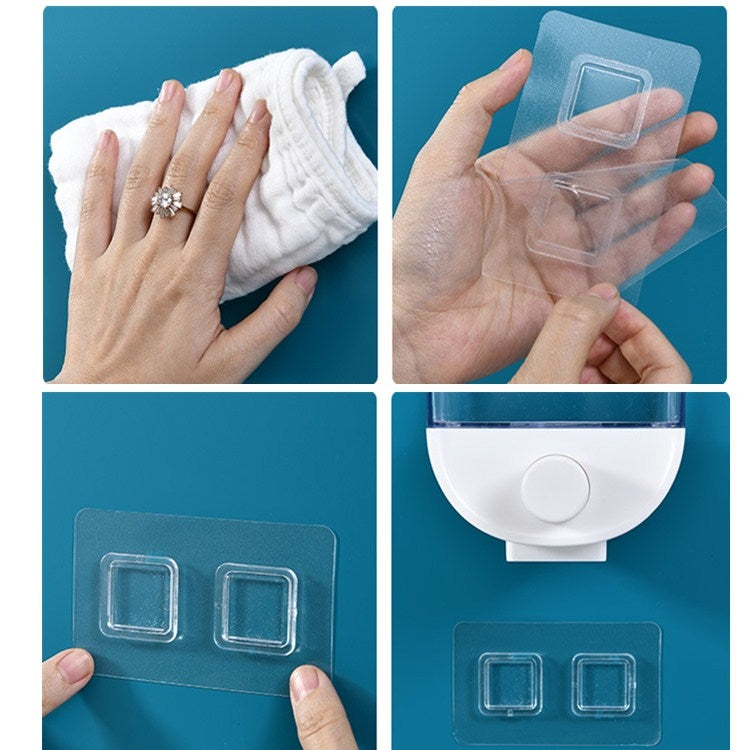 免釘無痕按壓掛壁式五穀雜糧罐米罐 透明可視零食收納密封罐