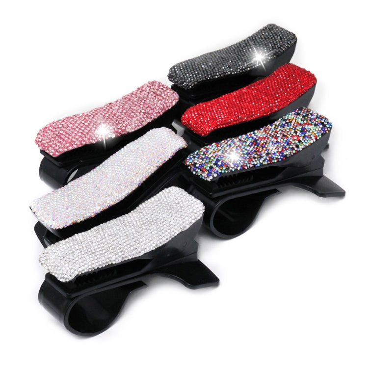 鑲鑽車載手機支架360度旋轉創意汽車儀錶台手機架